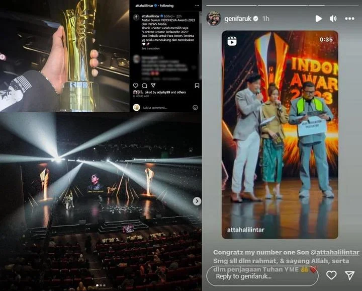 Atta Halilintar Jadi Content Creator Terfavorit
