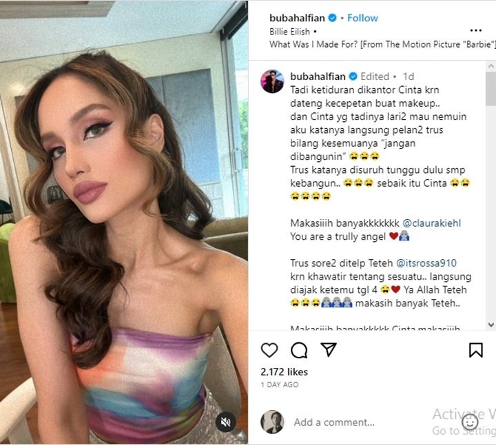 Adab Cinta Laura Saat Lihat Orang Tidur Bikin Respect, MUA: Sebaik Itu