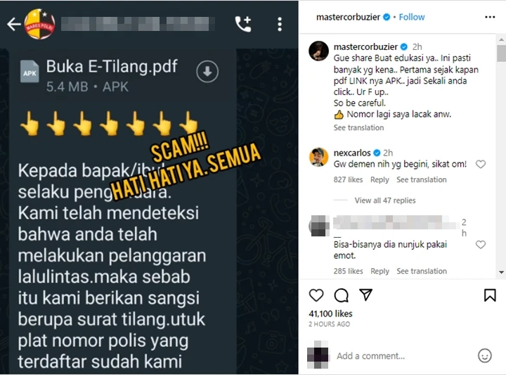 Deddy Corbuzier Lacak Nomor Penipu, Banjir Komentar Relate