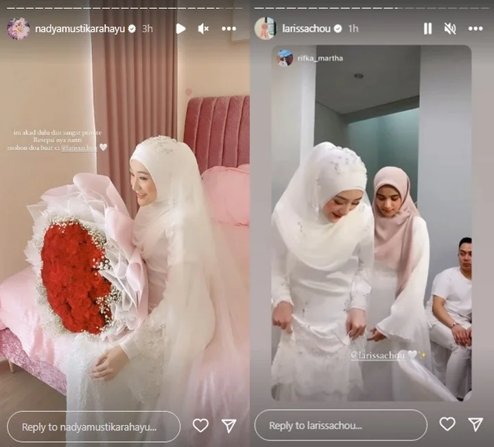 Nadya Mustika Rahayu Jadi Bridesmaid Larissa Chou