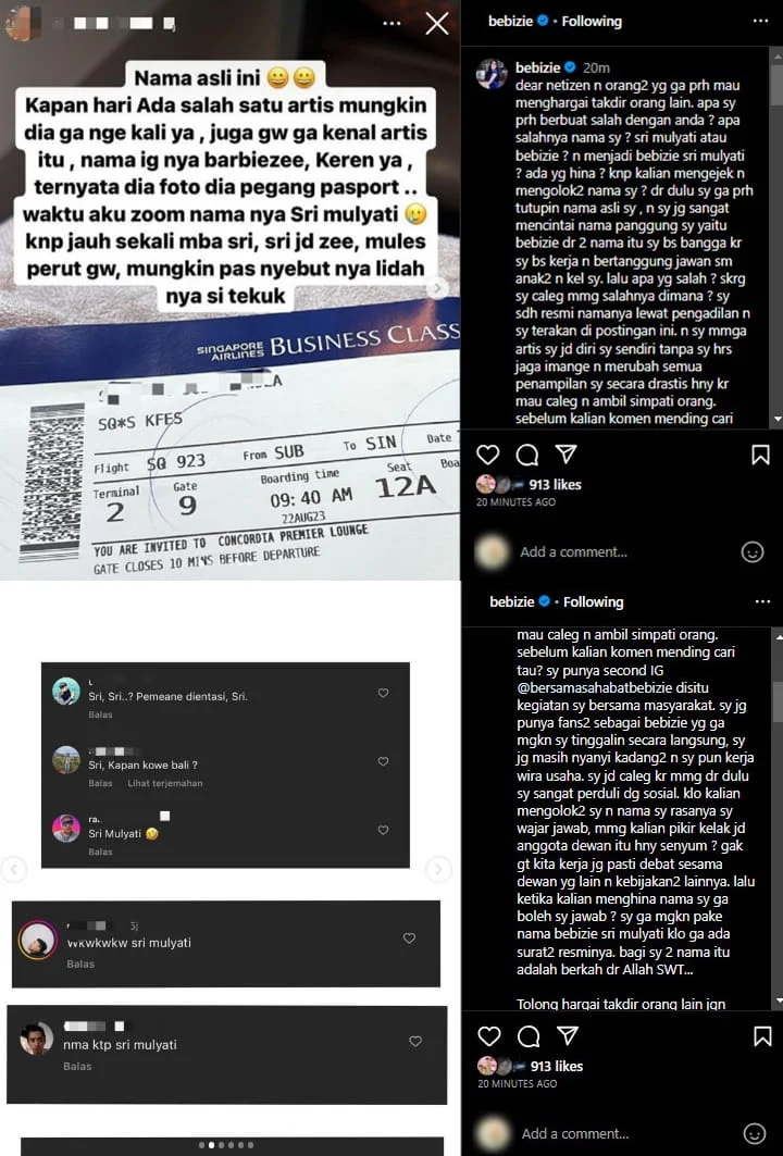 Bebizie Ngamuk nama Asli Jadi Olokan