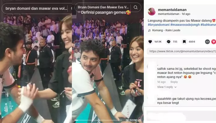 Momen Manis di 'Bahkan Voli'