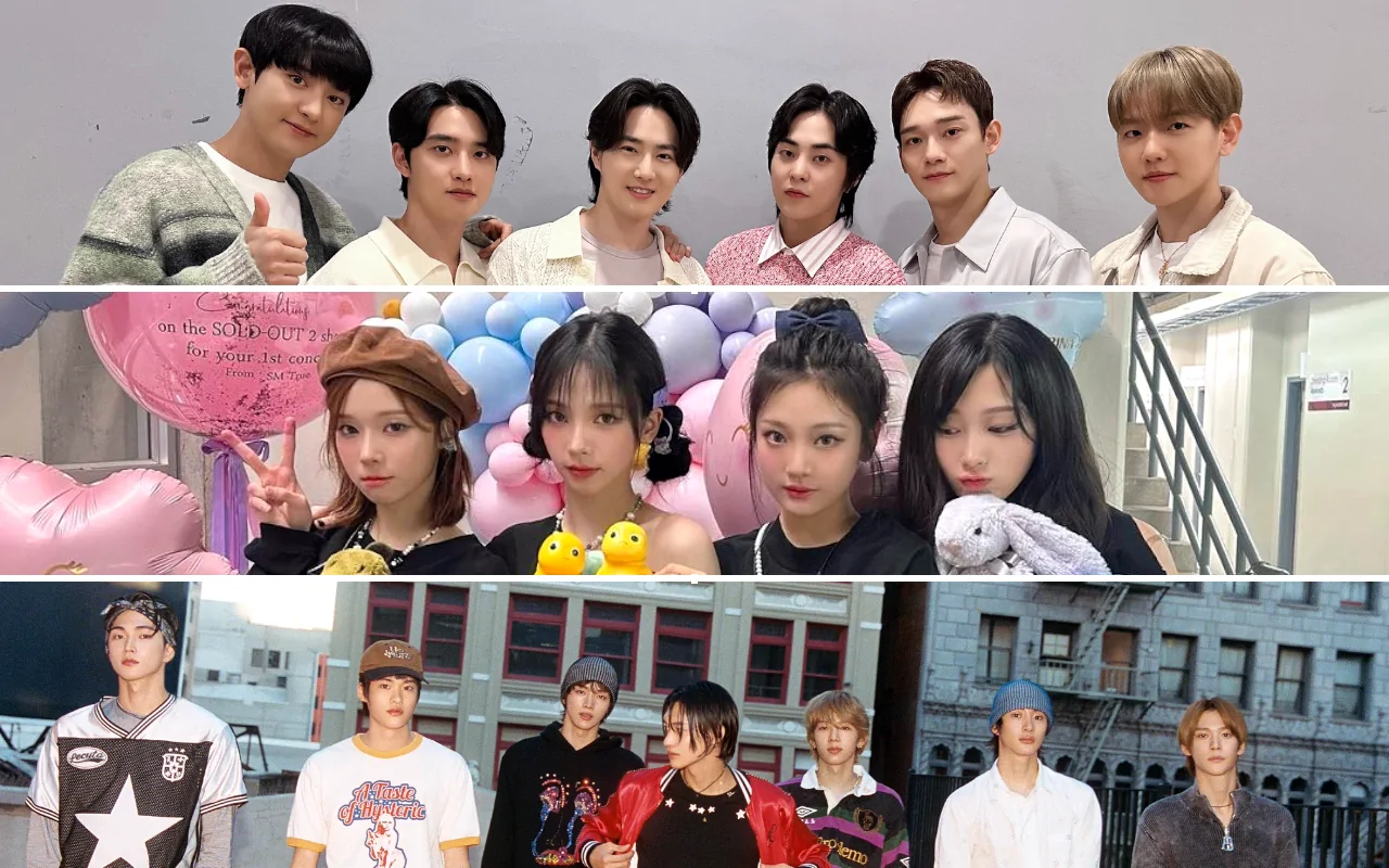 Grup-Grup SM f(x), EXO, NCT, aespa, dan RIIZE Ternyata Miliki Satu Kesamaan Saat Debut