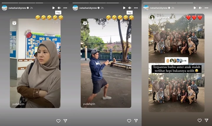Desta dan Natasha Rizki Kompak Antar Anak Rekreasi, Muka Cemas Jadi Sorotan