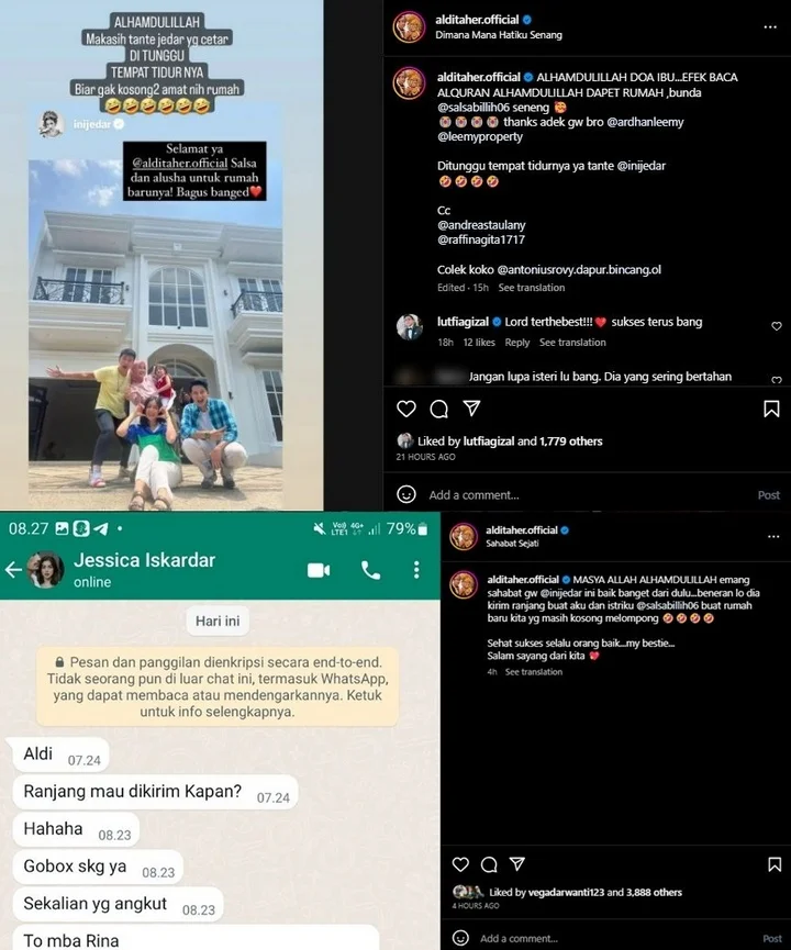 Sikap Jessica Iskandar ke Aldi Taher Bikin Respect