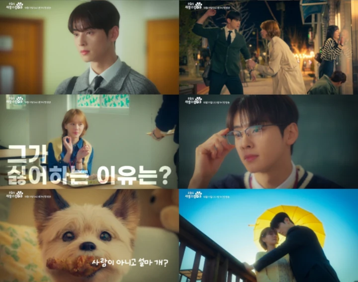 Cha Eunwoo Syok Lihat Park Gyu Young Versi Anjing di Teaser \'Good Day to be A Dog\'