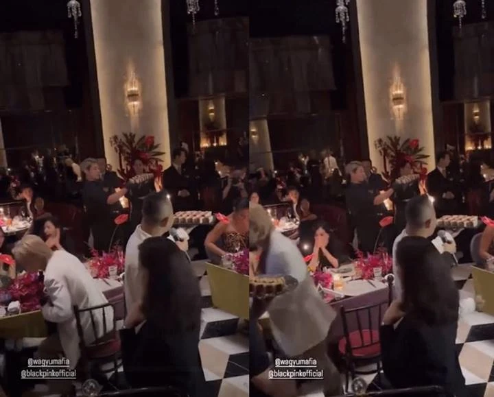 V BTS dan Jisoo BLACKPINK Asyik Ngobrol di Frieze Seoul 2023