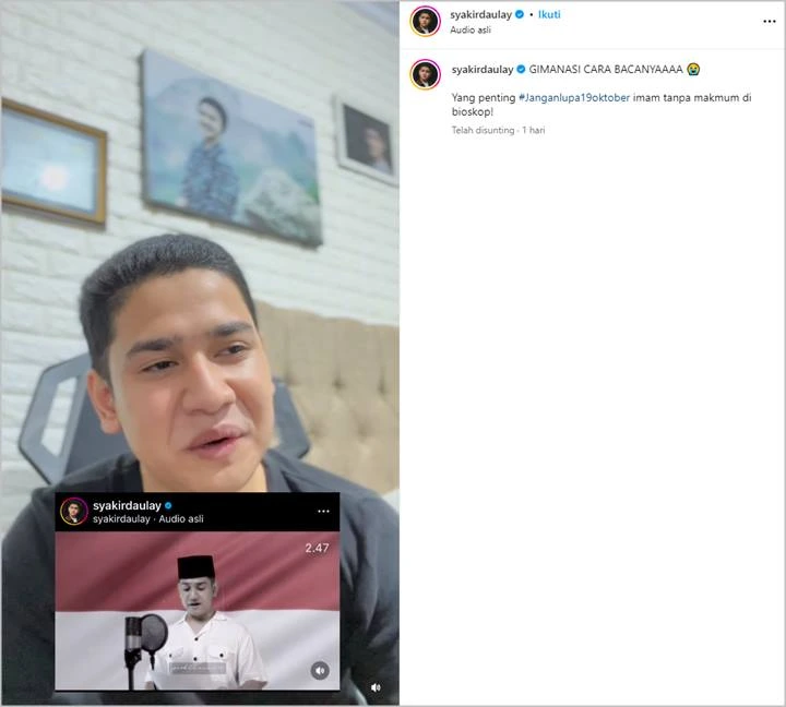 Kesulitan Syakir Daulay Saat Bikin Video Klarifikasi Usai Dianggap Lecehkan Teks Proklamasi