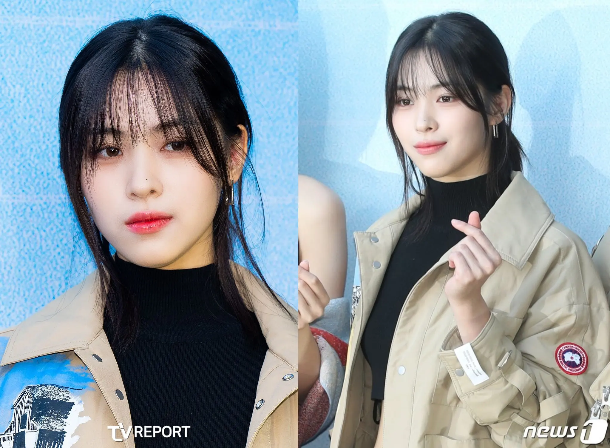 visual Ryujin ITZY kala menghadiri acara brand Canada Goose