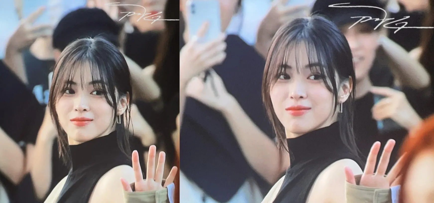 visual Ryujin ITZY kala menghadiri acara brand Canada Goose