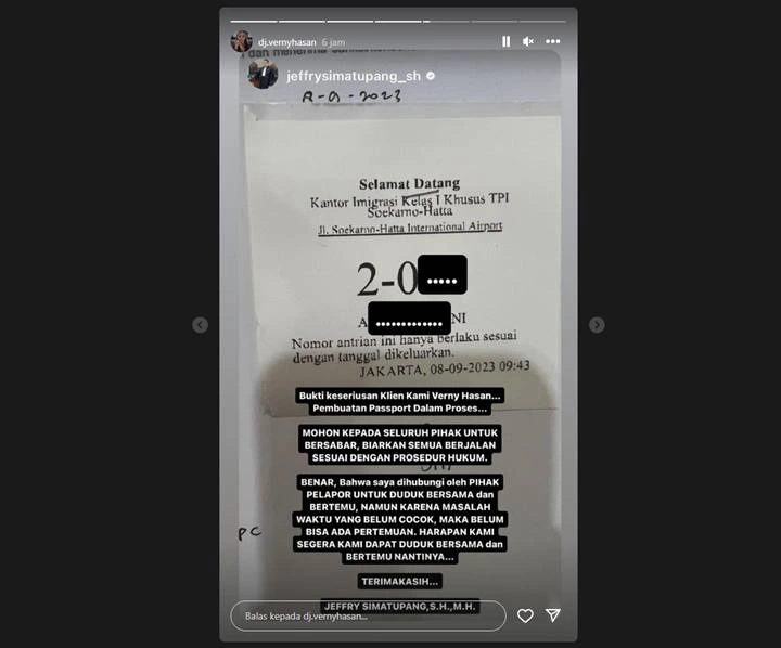 Verny Hasan Akhirnya Umbar Bukti Keseriusan Tes DNA, Jawab Ajakan Duduk Bareng Denny Sumargo