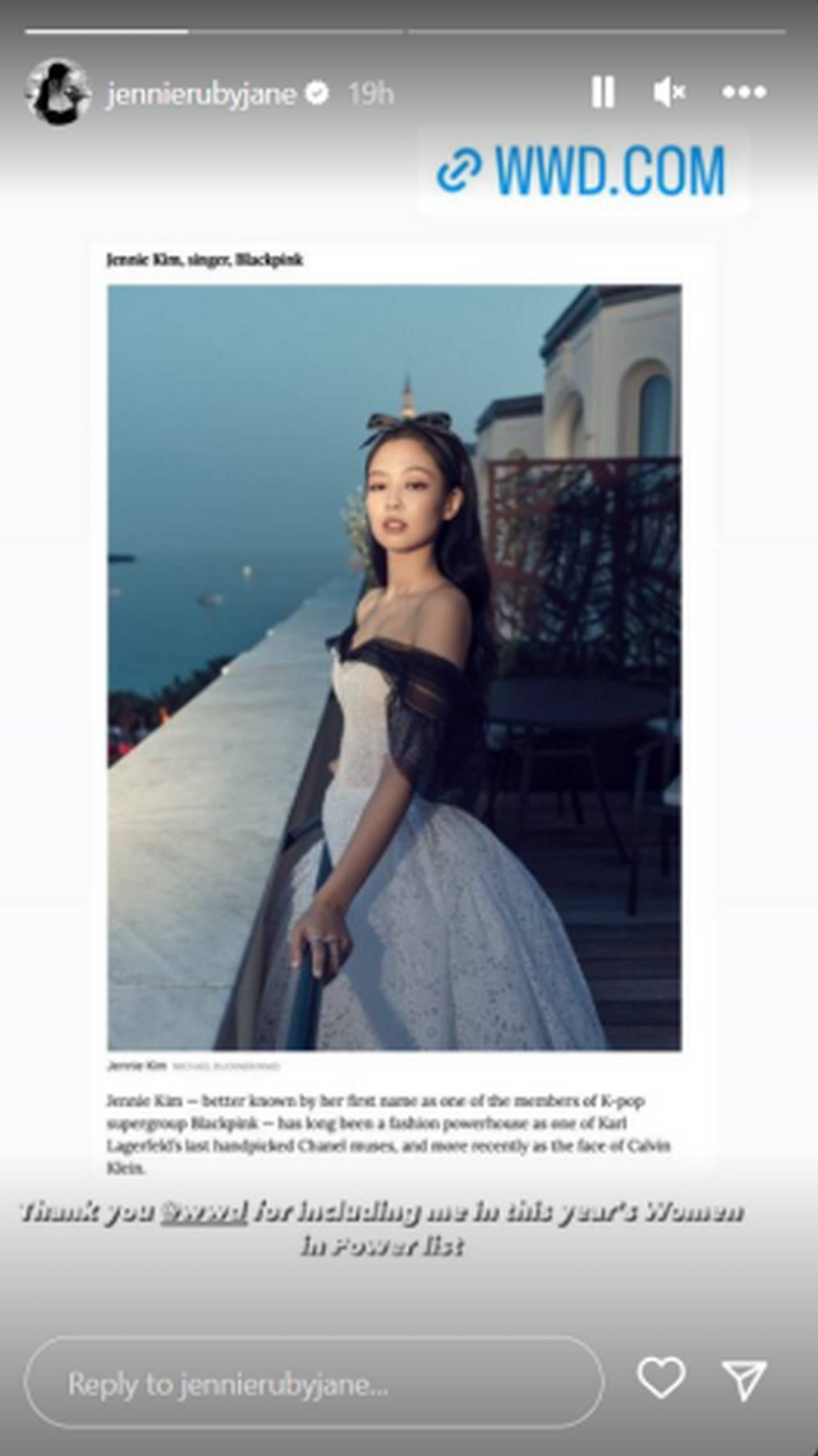 Gabung Tokoh-Tokoh Penting Dunia, Jennie BLACKPINK Masuk Daftar 50 Influential Women