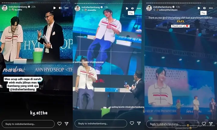 Nge-MC di Fanmeeting Ahn Hyo Seop, Performa Indra Herlambang Disebut Tak Seheboh Biasanya