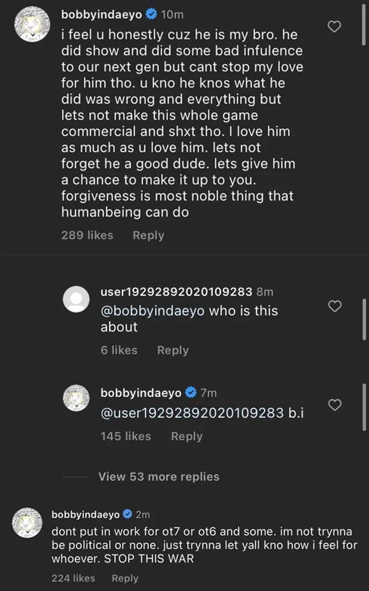 Akui B.I Bersalah Pada iKON, Bobby Minta Fans Berhenti Ribut OT7 dan OT6