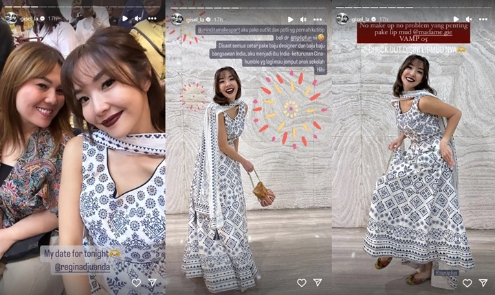 Baju Sederhana Gisella Anastasia Kala Hadiri Ultah Sonny Septian Beda dari Tamu Lainnya
