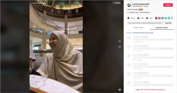 Asyik Kulineran Unik, Natasha Rizky Mendadak Dijuluki Go Yoon Jung \'Moving\' Versi Syar\'i