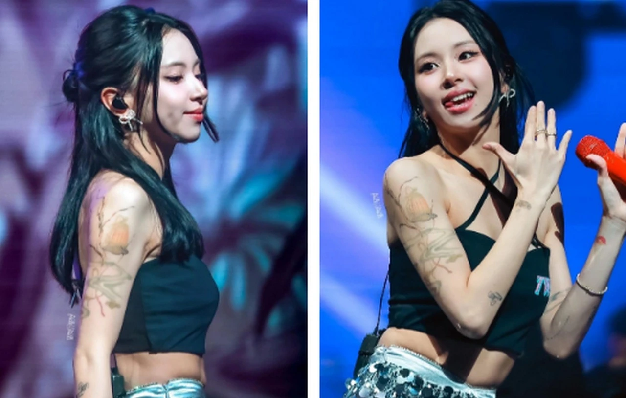 Chaeyoung Percaya Diri Pamer Tato Di Konser Twice, Fans Malah Beri Acungan Jempol