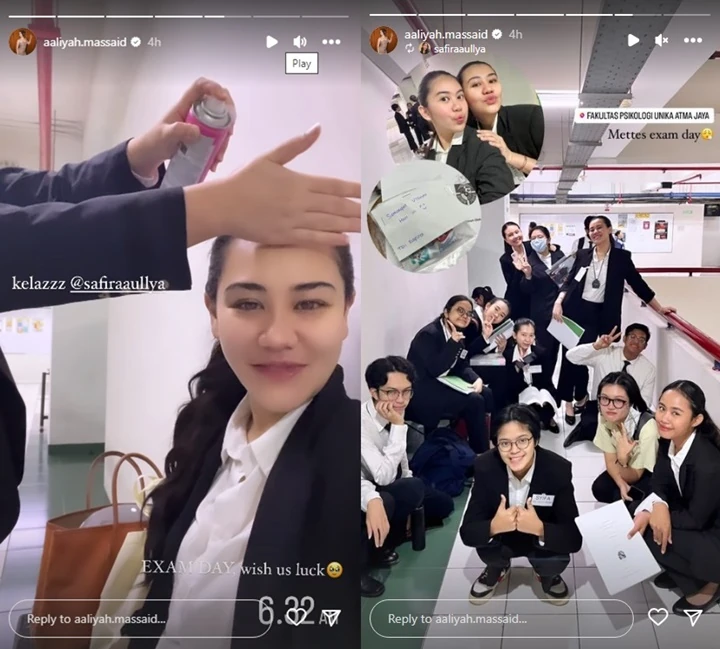 Aaliyah Massaid Pamer Kegiatan Ngampus, OOTD Sopan Bisa Dicontoh