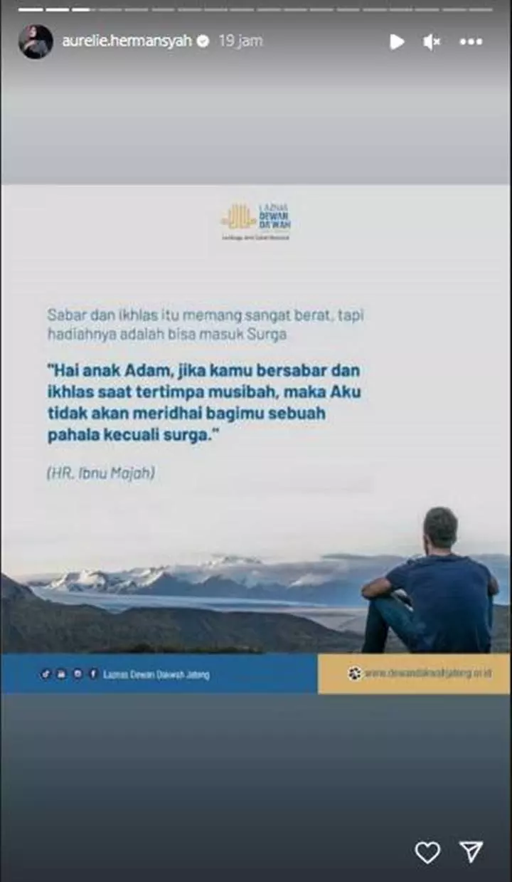 Aurel Hermansyah Unggah Pesan Bijak, Indah Permatasari Disebut Arie Kriting Maling-Topik Pagi