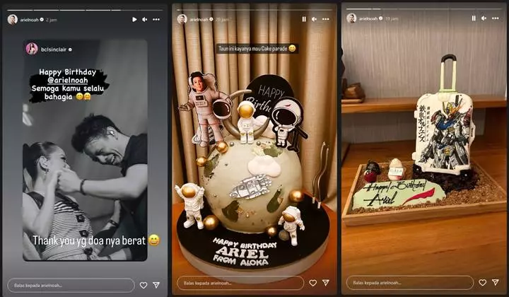 BCL Peringati Ultah Ariel NOAH, Doa Singkatnya Malah Disebut Berat