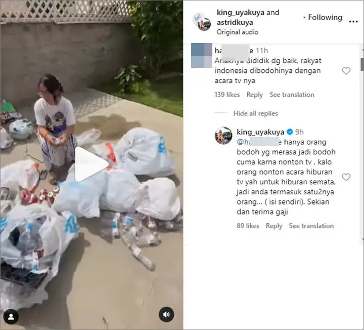 Dipuji Sukses Didik Cinta Kuya, Uya Kuya Skakmat Netizen yang Bandingkan dengan Acaranya di TV