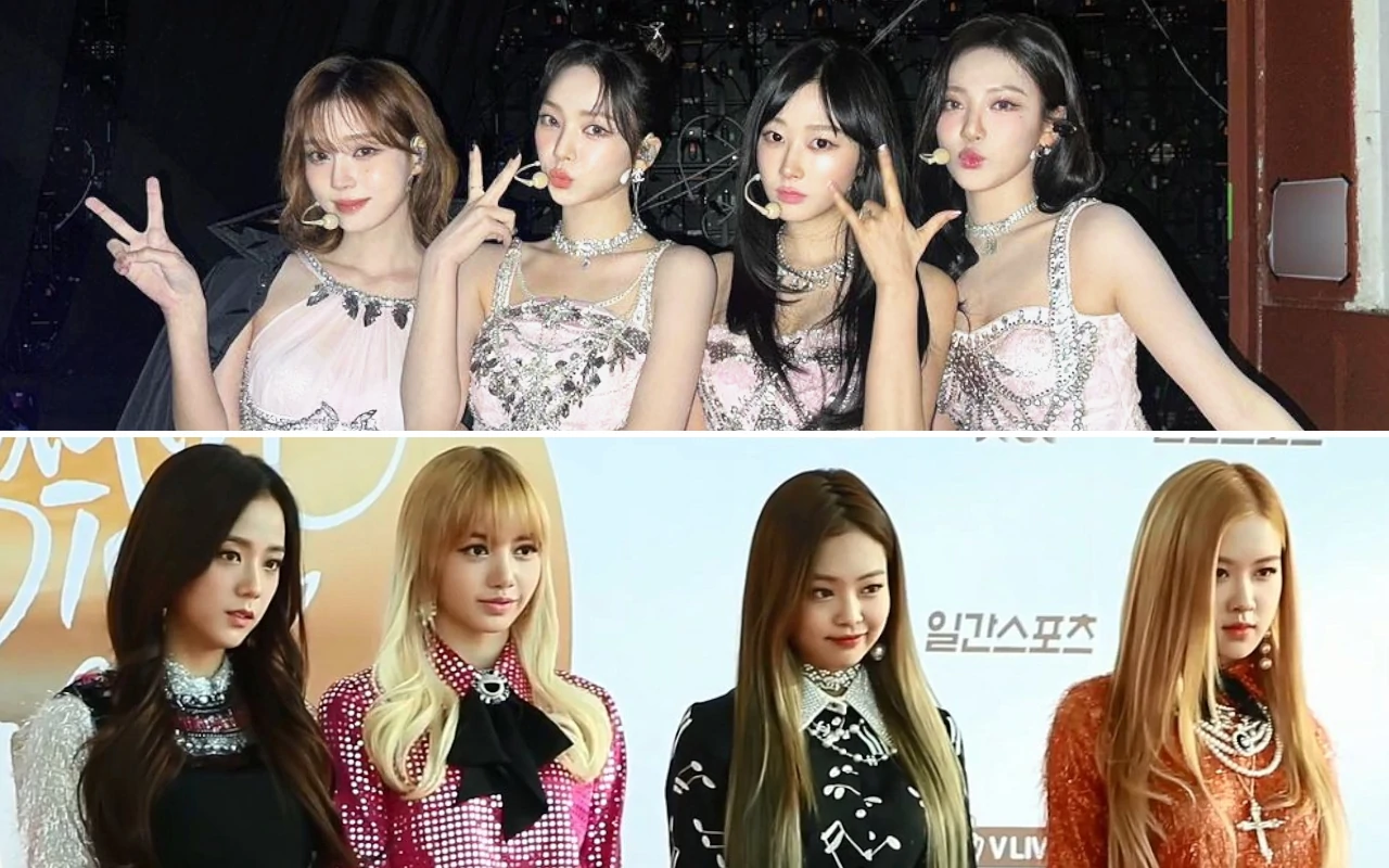 Diduga Diundang Manajamen BLACKPINK, aespa Kedapatan Main Game di Venue Konser