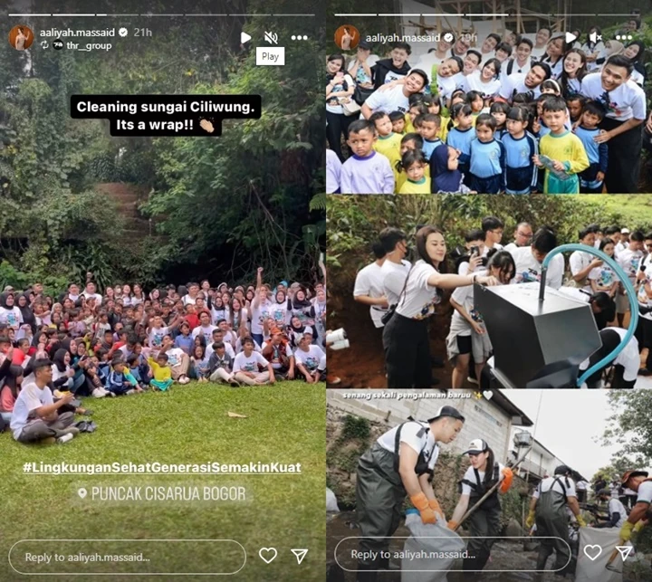 Aaliyah Massaid Drop Saat Lakukan Aksi Sosial Bareng Thariq Halilintar