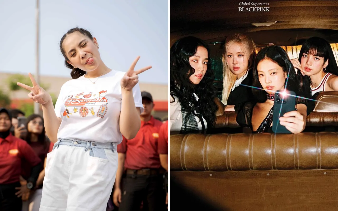 Nagita Slavina Menjelma Ala Security Saat Nonton Konser BLACKPINK di Korea, Aksinya Tak Biasa