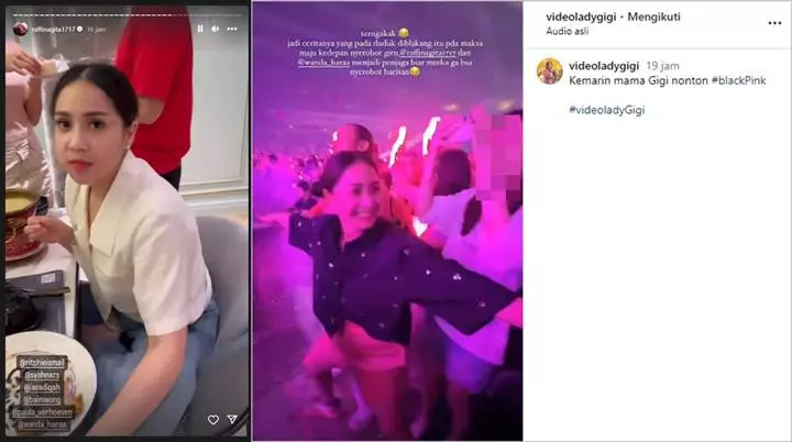 Nagita Slavina Menjelma Ala Security Sampai Berantem Saat Nonton Konser BLACKPINK di Korea