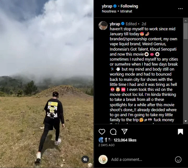 Reza Arap Isyaratkan Vakum dari Dunia Hiburan