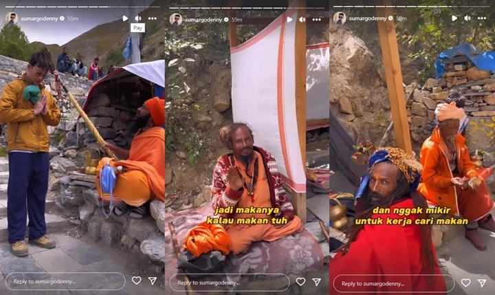 Denny Sumargo Nekat Beri Rokok ke Pertapa Nepal, Reaksinya Tak Terduga
