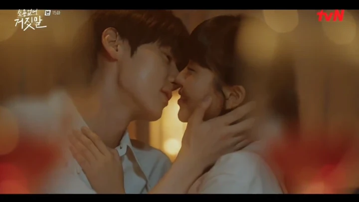 Jelang Tamat, Kim So Hyun & Hwang Minhyun Ciuman Hot Lagi di \'My Lovely Liar\'
