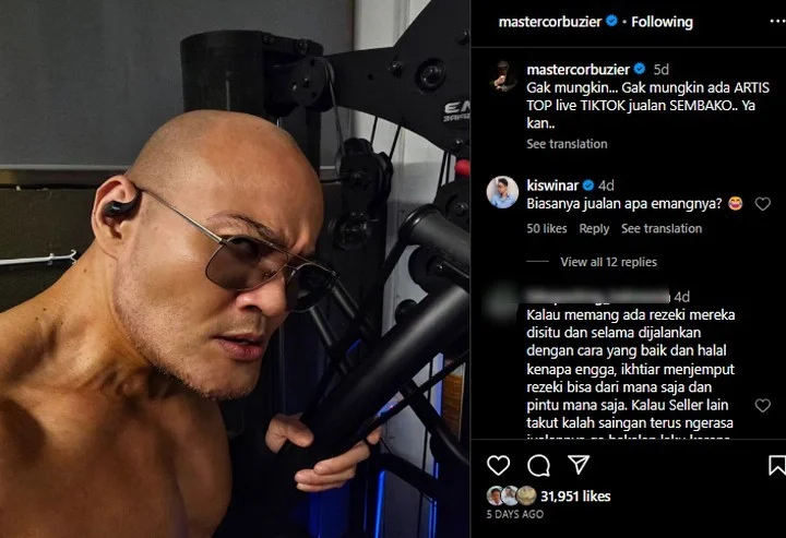 Deddy Corbuzier Sentil Artis Jualan Sembako di TikTok