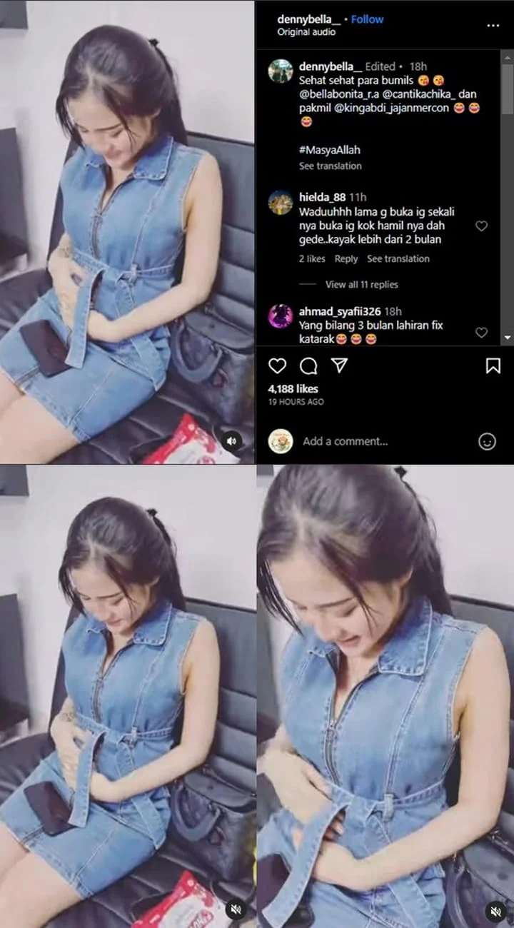 Bella Bonita Pamer Baby bump