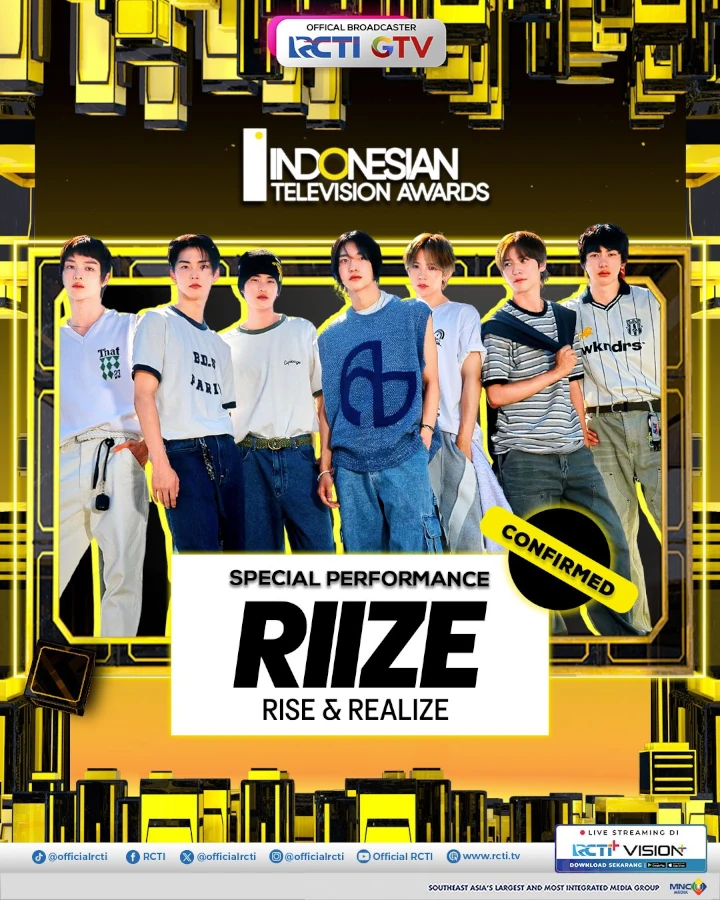 RIIZE Bakal Tampil di Indonesian Television Awards 2023 Usai \'SMTOWN LIVE Jakarta\'