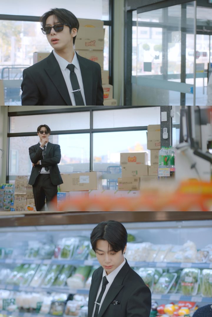 Hyungwon MONSTA X Tampil Mencolok Kala Mata-Matai Lawan di \'CEO-Dol Mart\'
