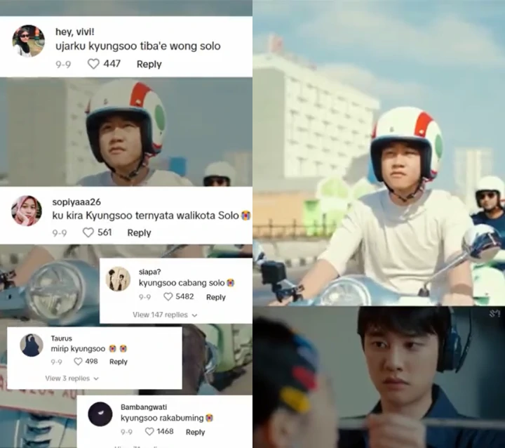 Gibran Rakabuming Syok Dipuji Mirip D.O. EXO Saat Konvoi Naik Vespa