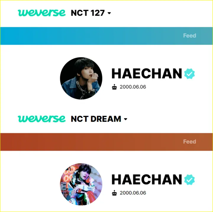akun Weverse Haechan NCT
