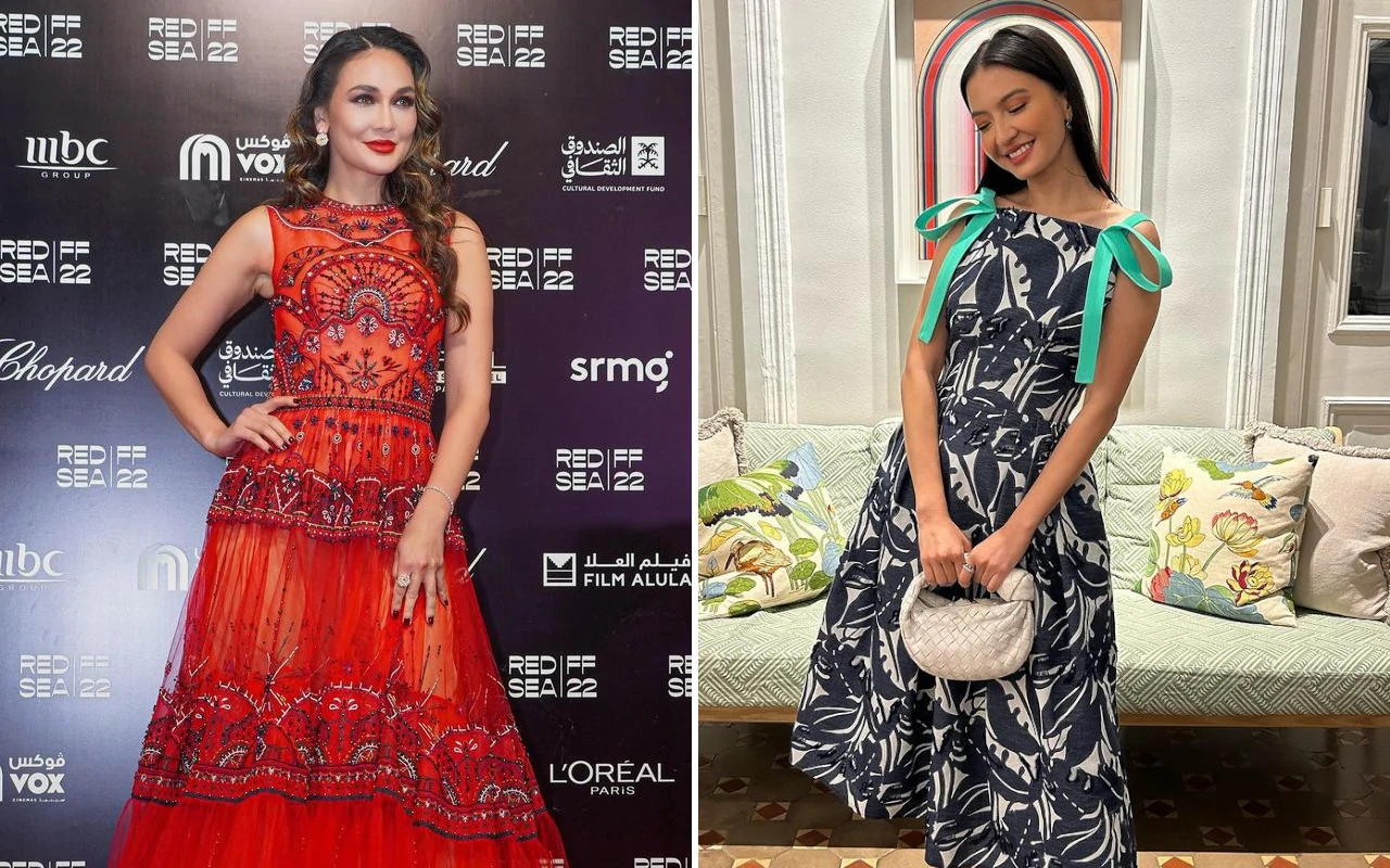 Luna Maya dan Raline Shah Tak Sengaja Kembaran Tas Di Event Gucci, Reaksi Keduanya Kelas