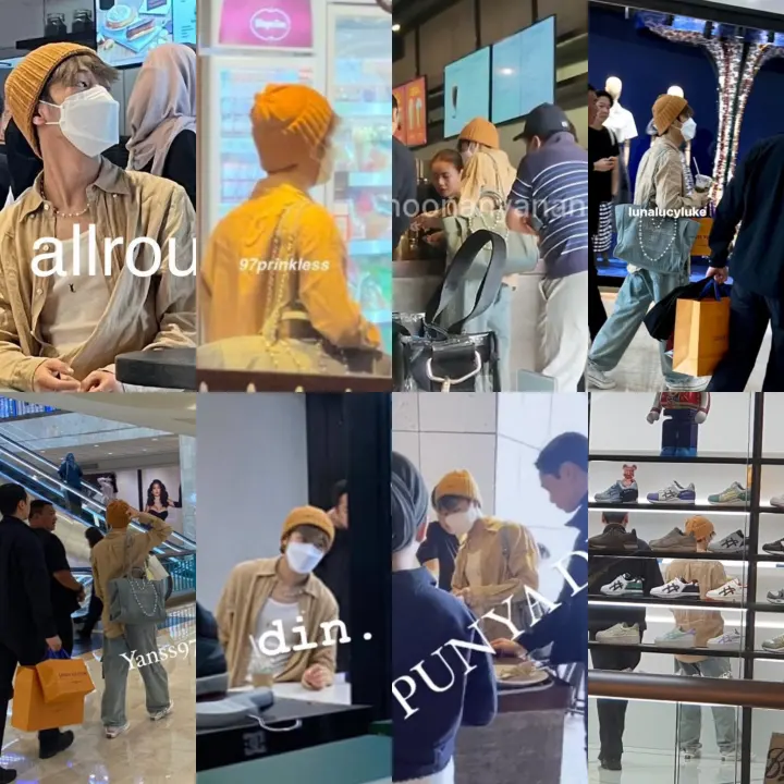 Renjun NCT asyik belanja