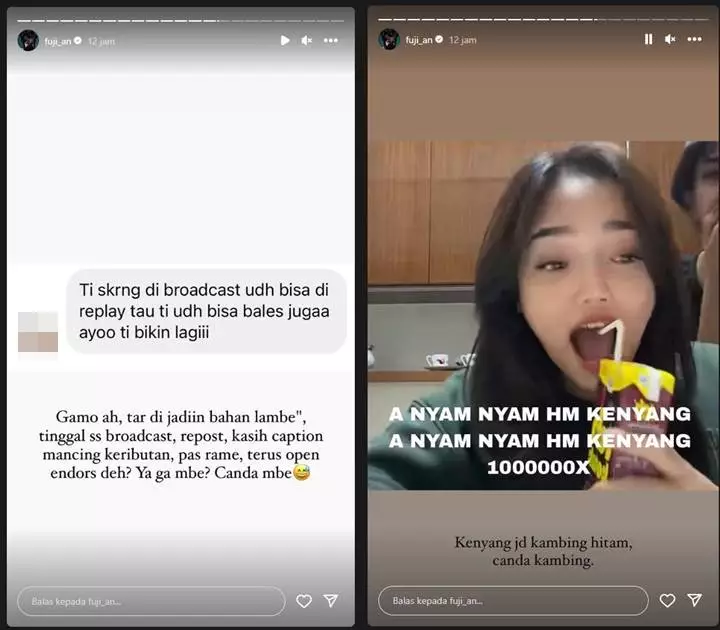 Fuji An Ogah Bikin Broadcast Lagi, Sentil Soal Dimanfaatkan Hingga Jadi Kambing Hitam