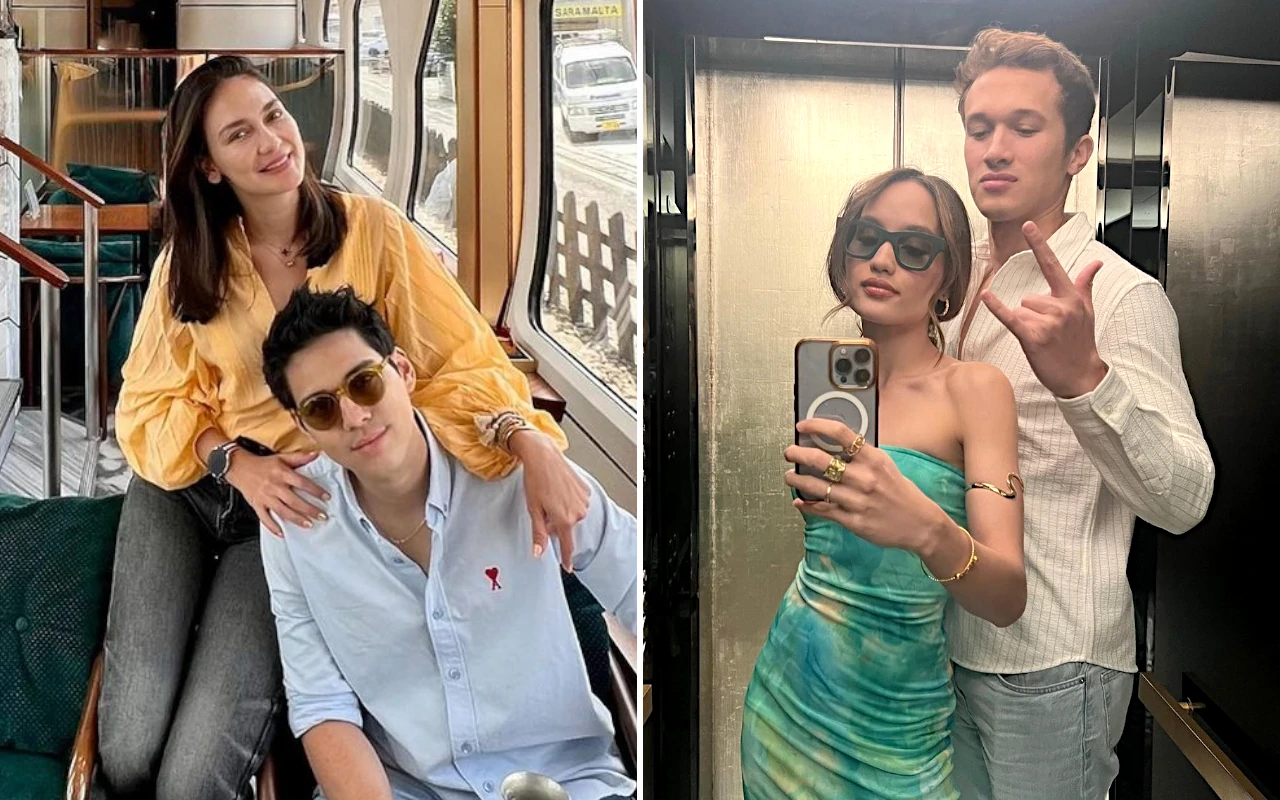 Luna Maya Meet Up Dengan Cinta Laura Sambil Ajak Pacar, Maxime dan Arya Vasco Adu Visual
