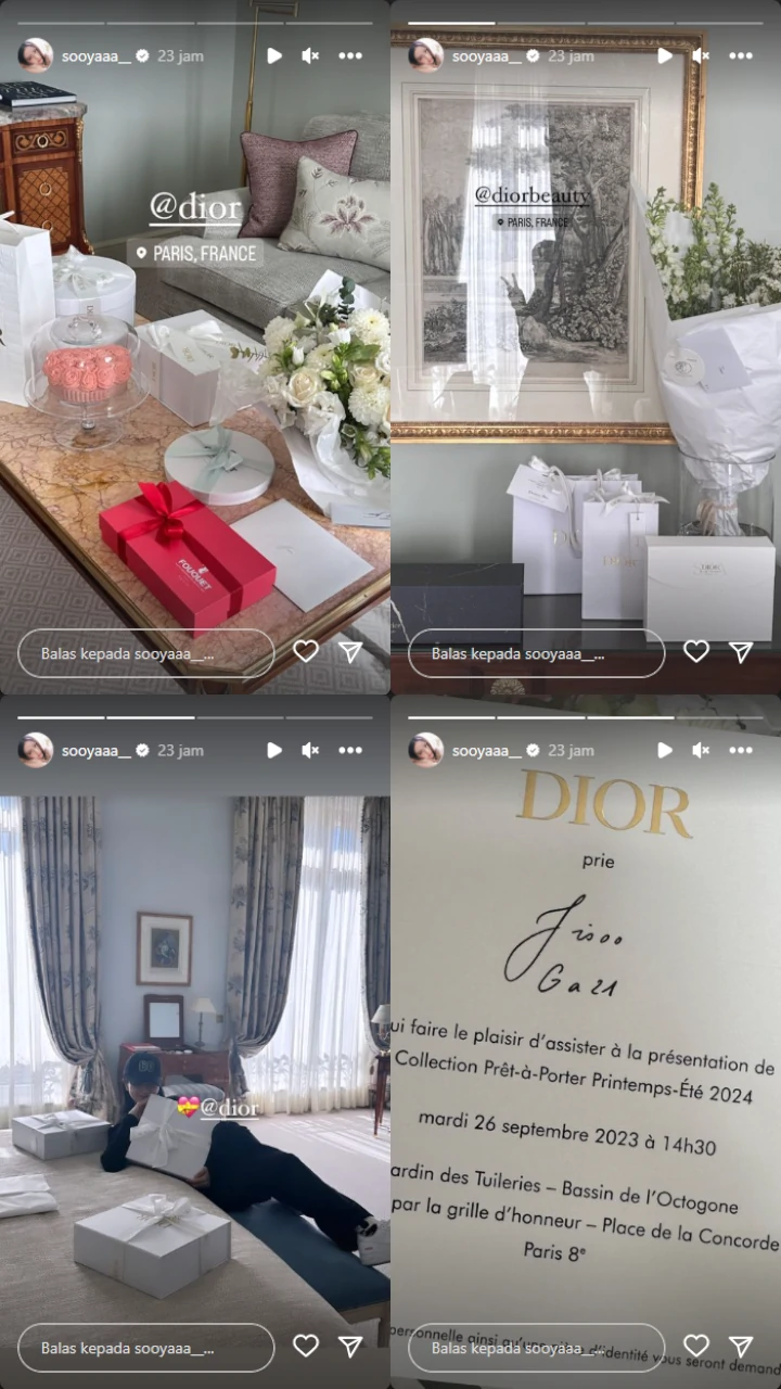 sambutan Dior untuk Jisoo BLACKPINK