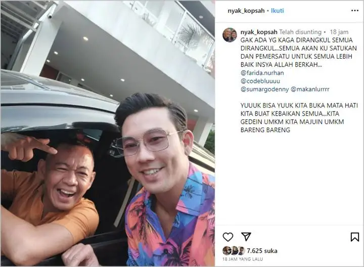 Peluk Damai Codeblu, Nyak Kopsah Ungkap Rencananya ke Farida Nurhan Usai Dibela dari Review Jujur