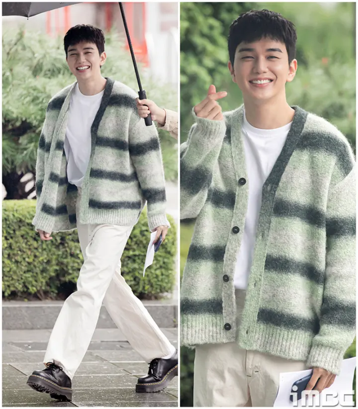 Yoo Seung Ho ketika berangkat ke acara radio