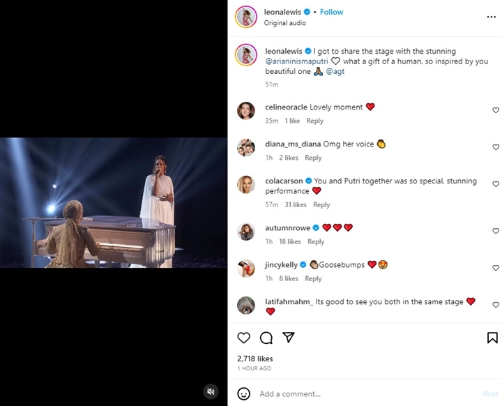 Duet Bareng Leona Lewis, Penampilan Terakhir Putri Ariani di \'AGT 2023\' Bikin Simon Cowell Ngakak