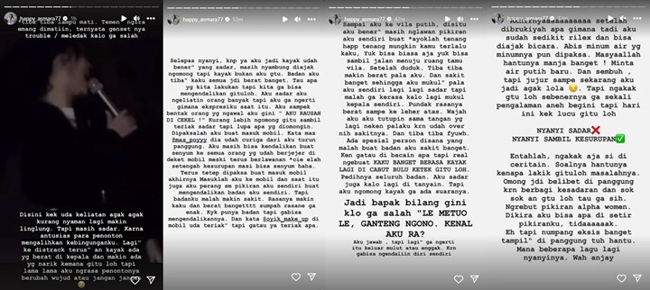 Happy Asmara Teriak-teriak Gegara Kesurupan, Momen Diruqyah Bikin Merinding