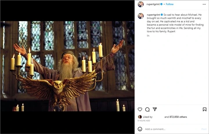 Daniel Radcliffe Cs Berduka Atas Meninggalnya Michael Gambon Pemeran Dumbledore \'Harry Potter\'