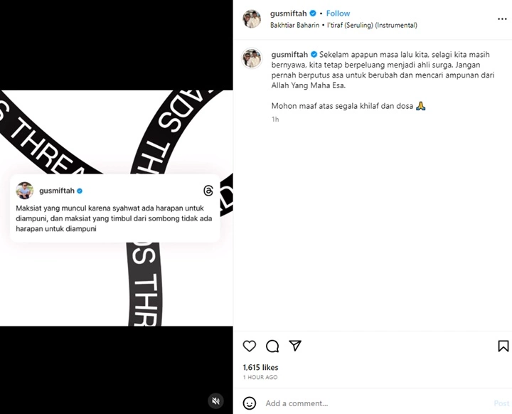 Denny Caknan Dicap Suami Patriarki, Nasihat Gus Miftah Jleb Banget