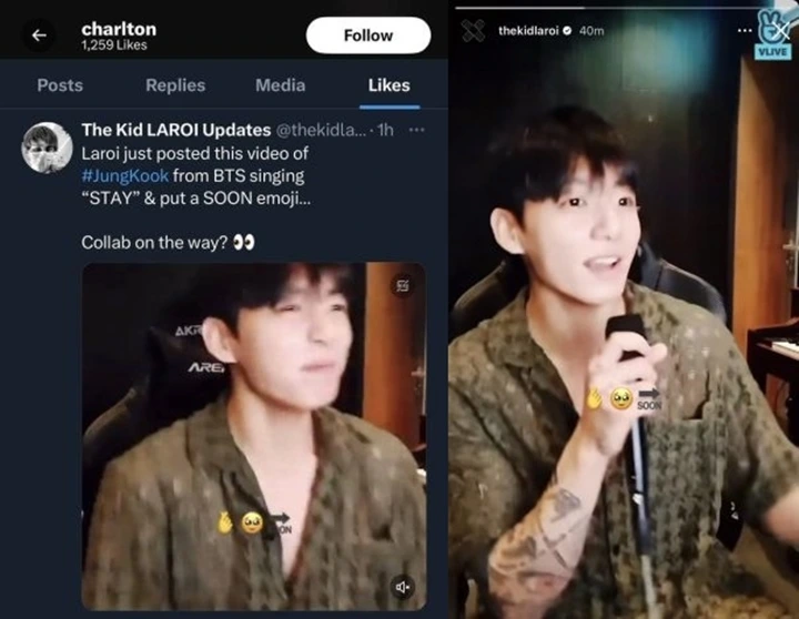 Jungkook BTS Diduga Siapkan Lagu Kolaborasi Bareng The Kid Laroi